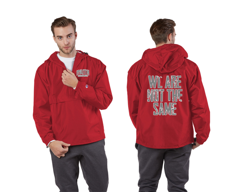 EAGLES  wrestling -  Hooded Packable Quarter-Zip Jacket - Champion