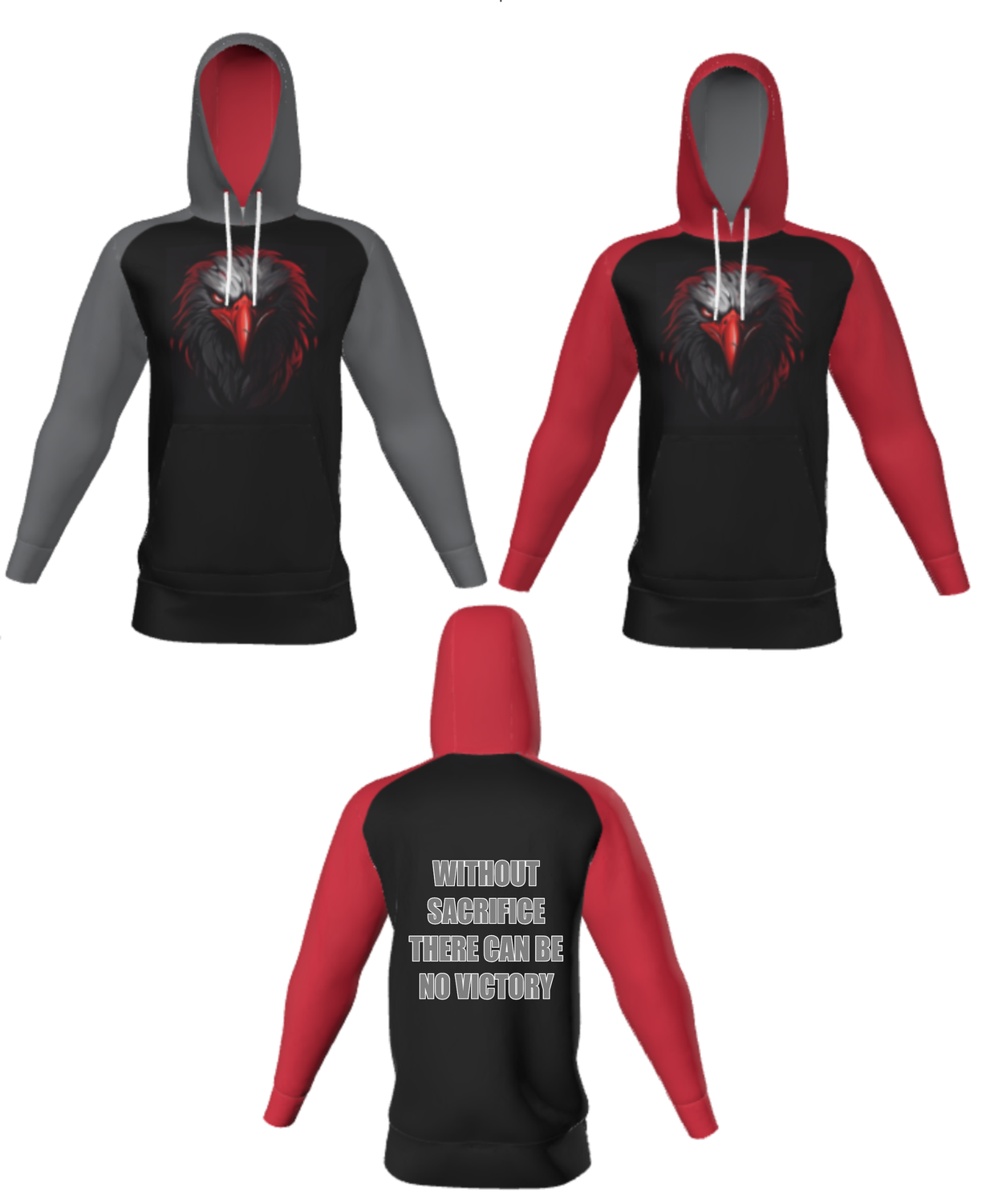 EAGLES  wrestling - Champro Sublimation Hoodie youth and unisex