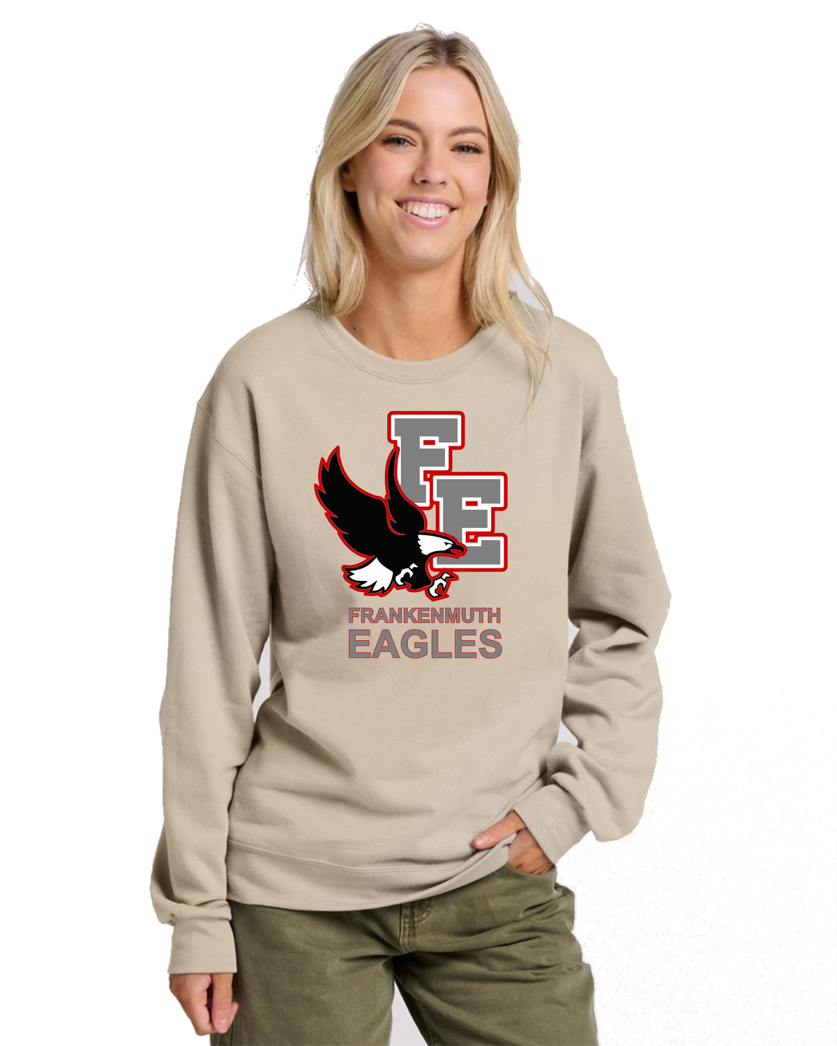 EAGLES  wrestling - Ultimate™ CVC Ring-Spun Unisex Sweatshirt