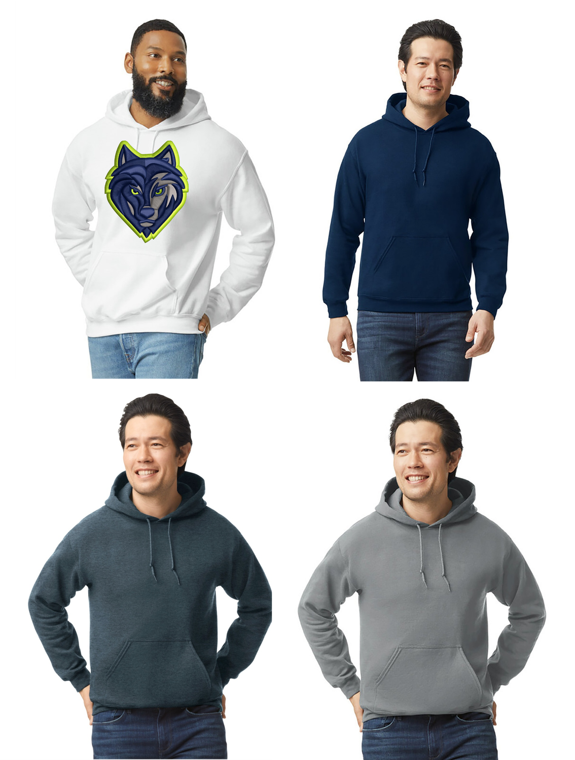 WOLVES Softball - Hooded Sweatshirt Youth and Adult Sizes