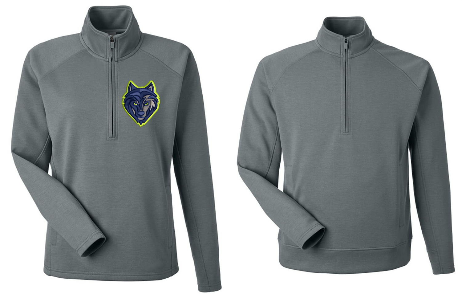 WOLVES Softball - Ladies and Unisex Apex Fleece 1/4 Zip