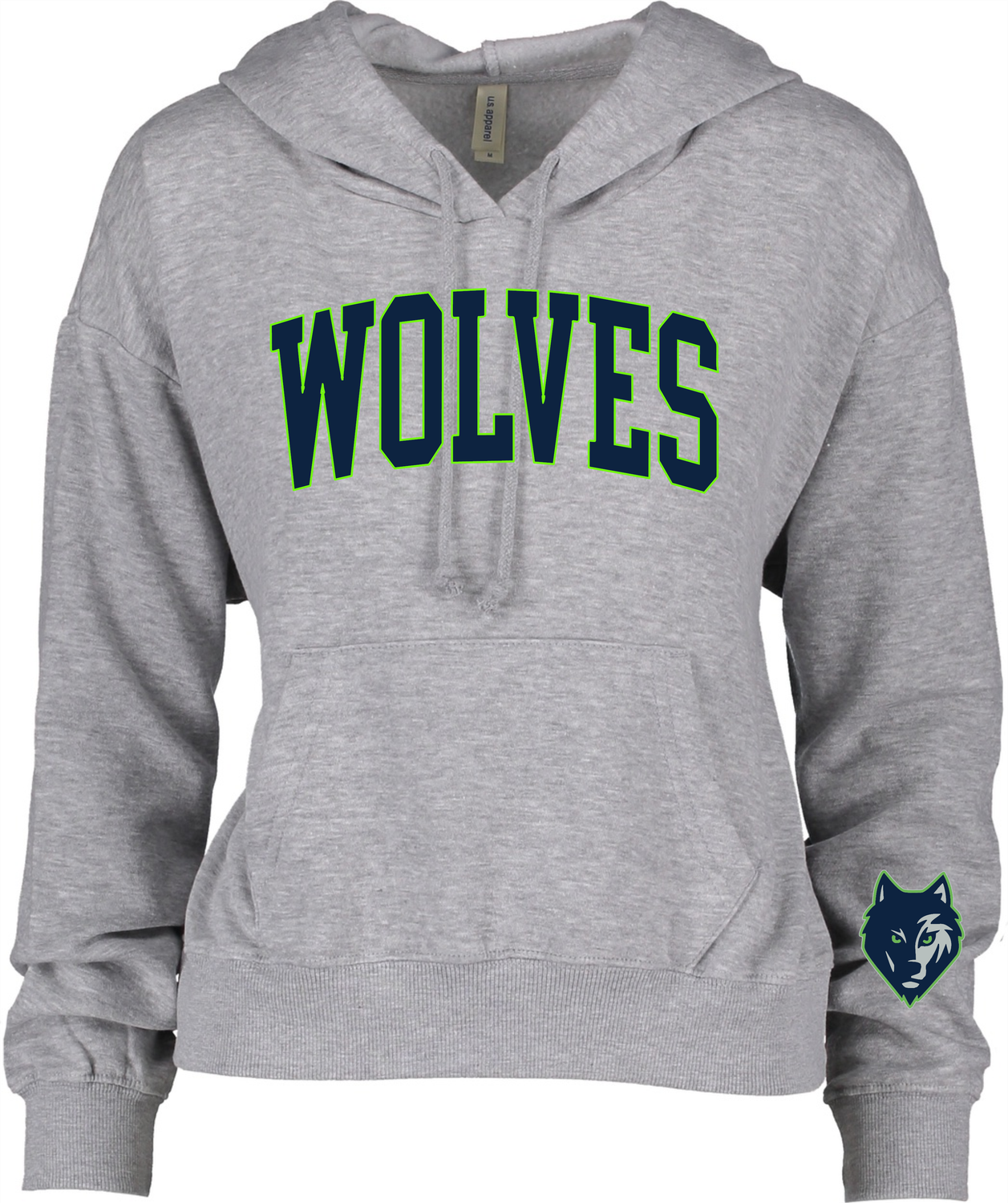 WOLVES Softball - Women&#39;s Cropped Hoodie