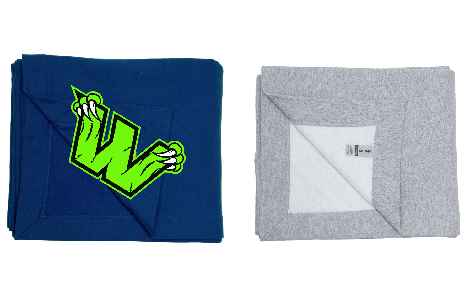 WOLVES Softball - Heavy Blend™ Fleece Stadium Blanket