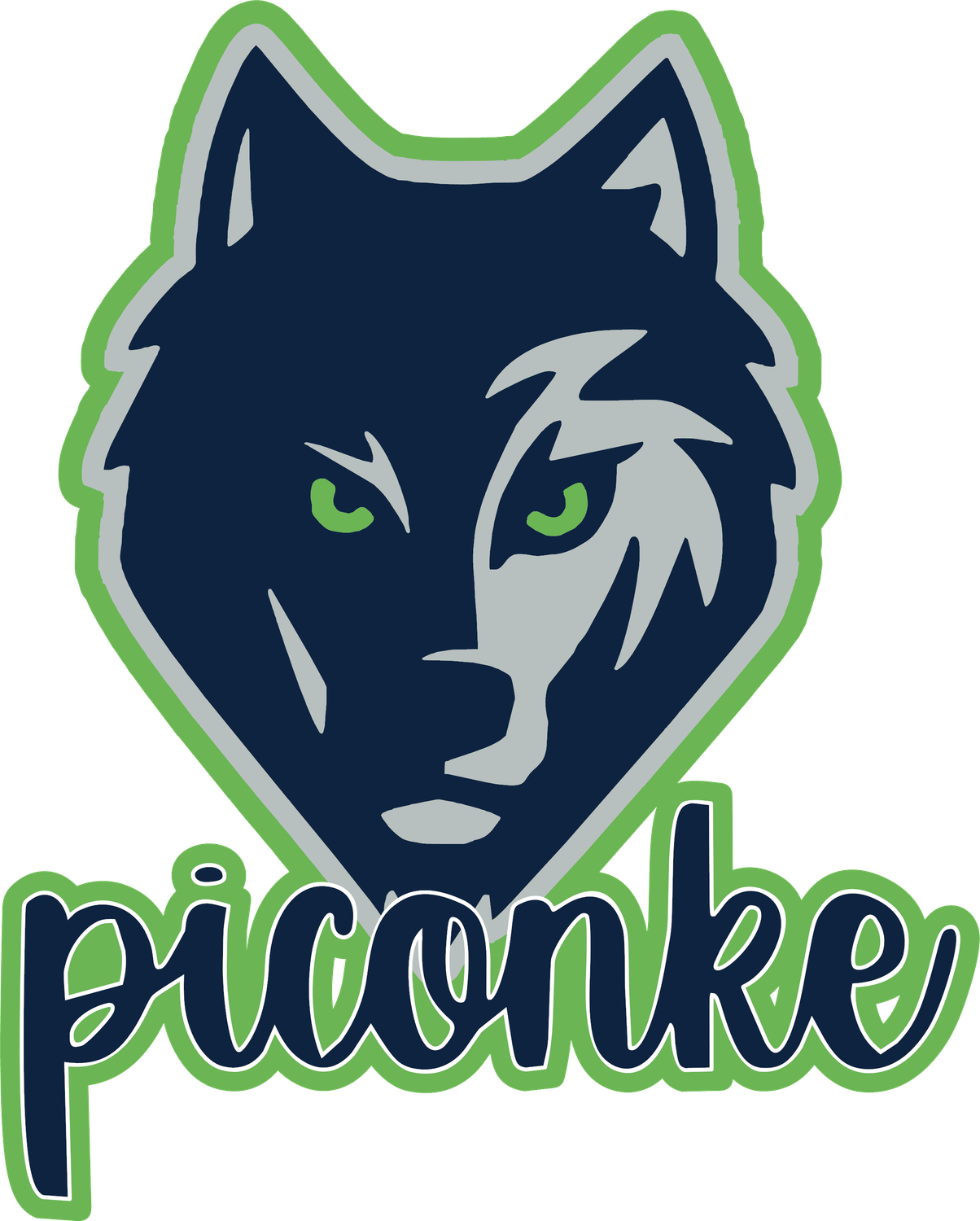 WOLVES Softball -Window Decal