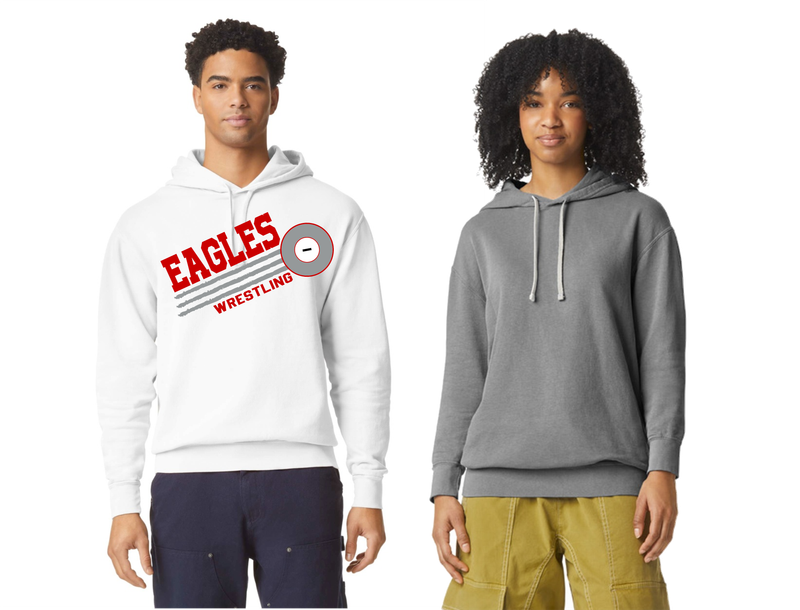 EAGLES  wrestling - Lightweight Adult Crewneck Sweatshirt