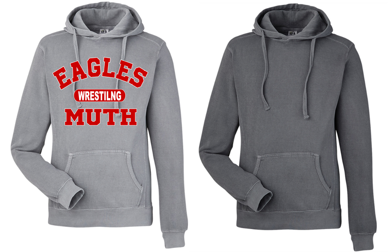 EAGLES  wrestling - Comfort Dye Fleece Hood