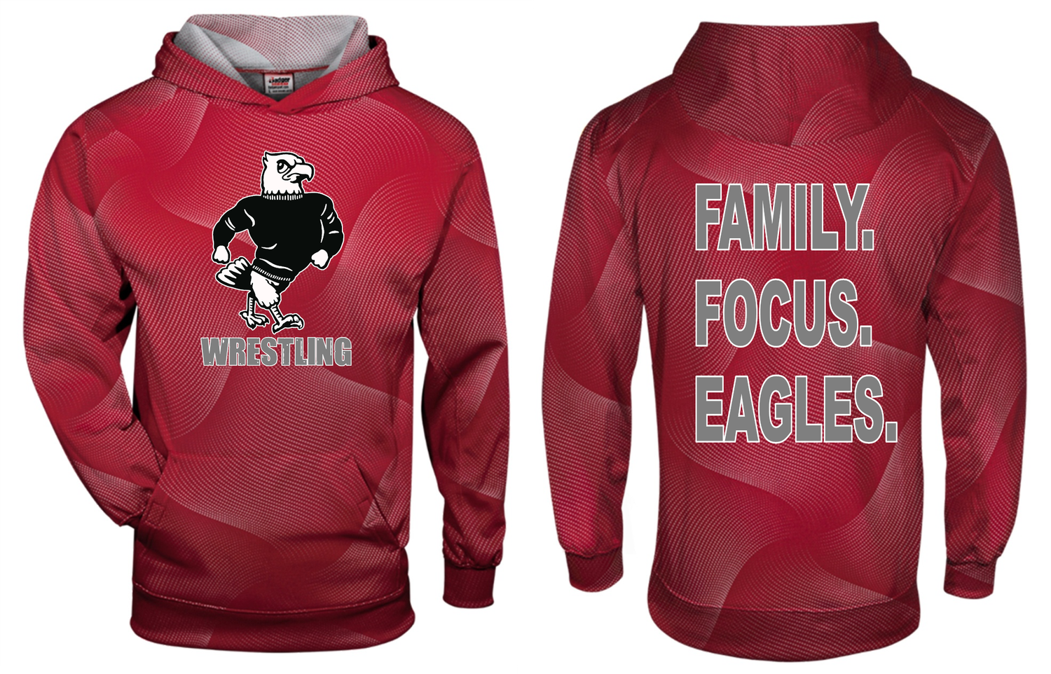 Varsity Eagles wrestling - Badger Sport® 141300 Warp Hood