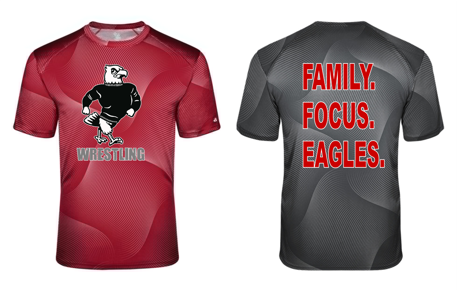 Varsity Eagles wrestling - Badger Sport® 421300 Warp Tee