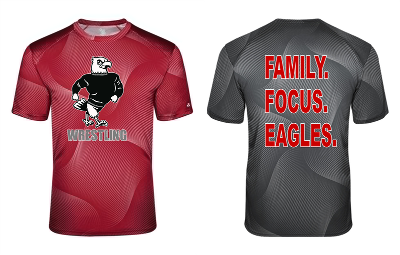 Varsity Eagles wrestling - Badger Sport® 421300 Warp Tee