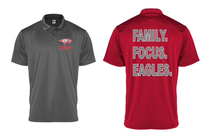 Varsity Eagles wrestling - Badger Sport® 590000 C2 Utility Polo
