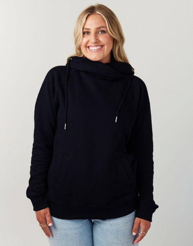 Patriots - Ladies Classic Funnel Neck Fleece Pullover