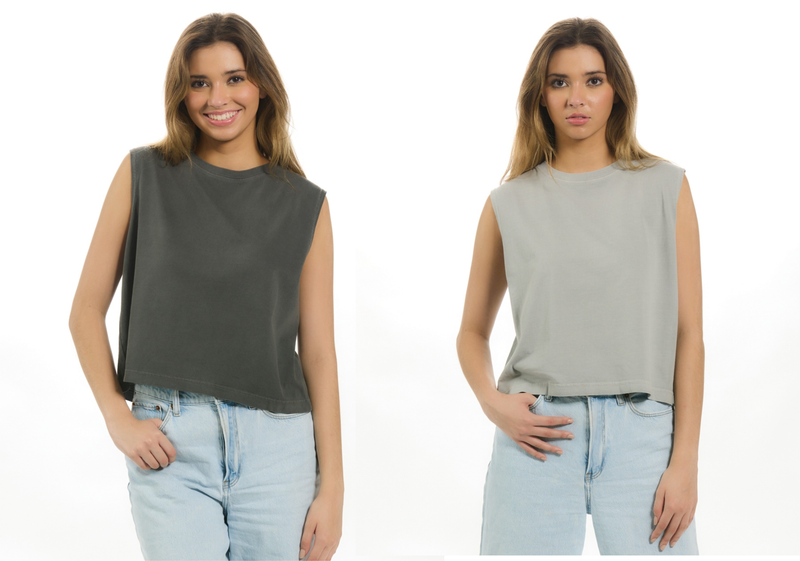 CLIO POWERLIFTING - Ladies Garment Dyed Muscle Tee