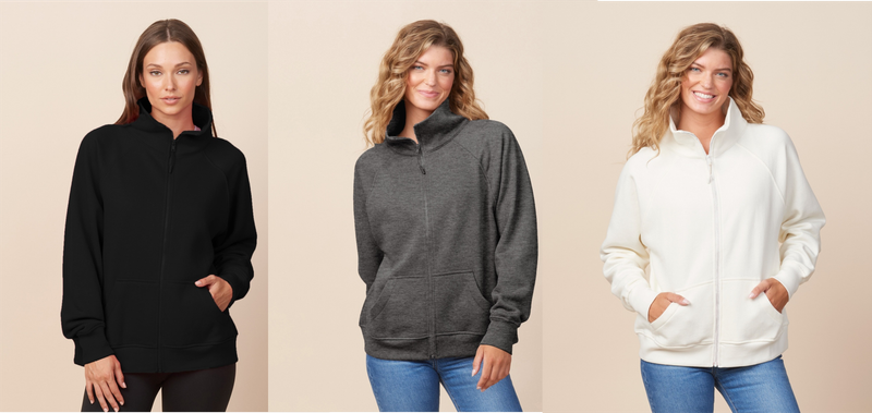 CLIO POWERLIFTING - Ladies Boxy Full Zip Fleece