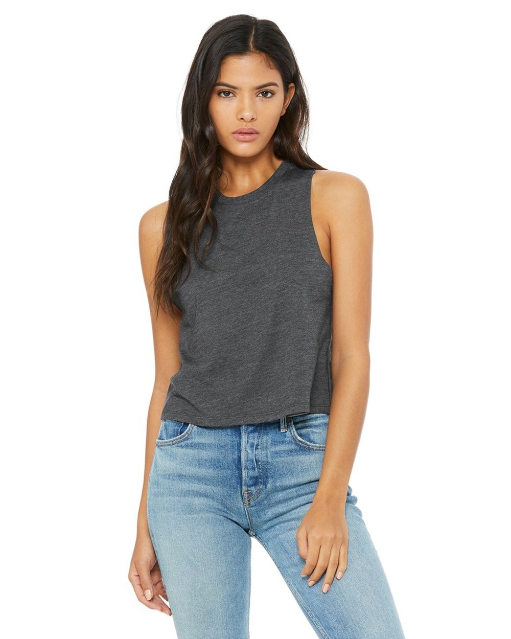 Arsenal- Women&#39;s Bella + Canvas Racerback Cropped Tank