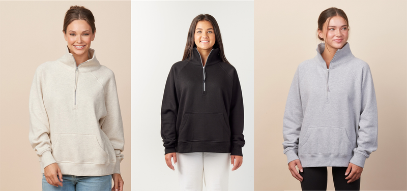 REESE- Ladies Boxy Half Zip Fleece