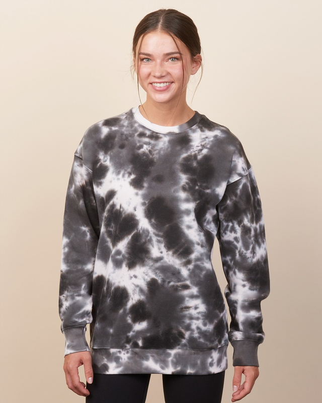 REESE- Adult and Youth Tie Dye Fleece Crew