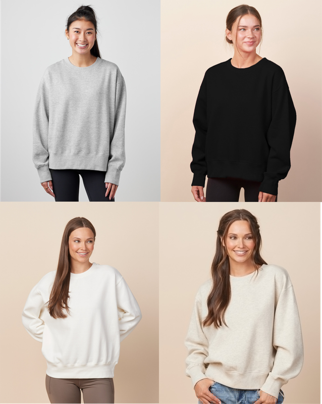 EAGLES - Ladies Boxy Crew