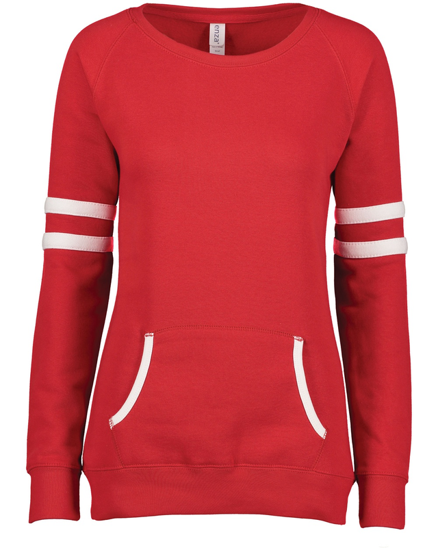 EAGLES - Ladies Varsity Fleece Crew Neck Pullover