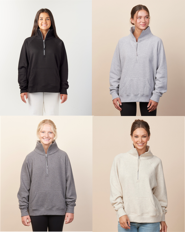 CLIO POWERLIFTING - Ladies Boxy Half Zip Fleece