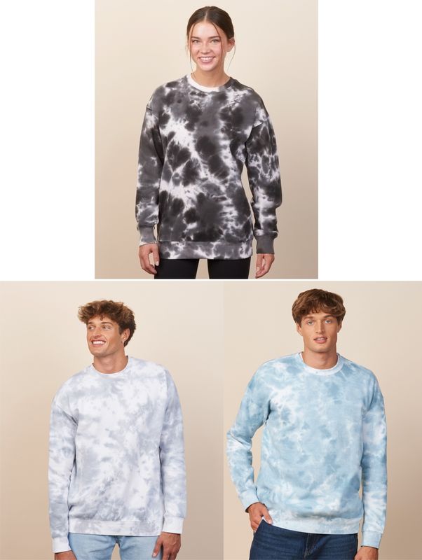 Detroit Lions - Tie Dye Fleece Crew (youth and unisex)