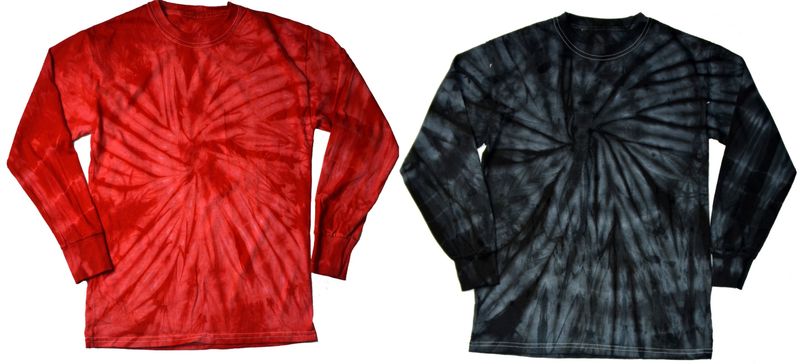 EAGLES WRESTLING - Spider Tie Dye Long Sleeve T-Shirt (youth and adult 0