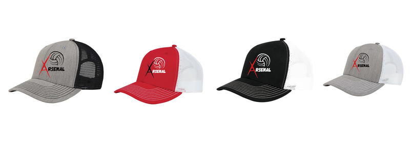 Arsenal - Mega Cap® 6848A-6848B Deluxe Trucker Cap