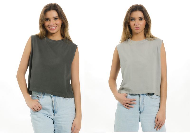 CLIO POWERLIFTING - Ladies Garment Dyed Muscle Tee