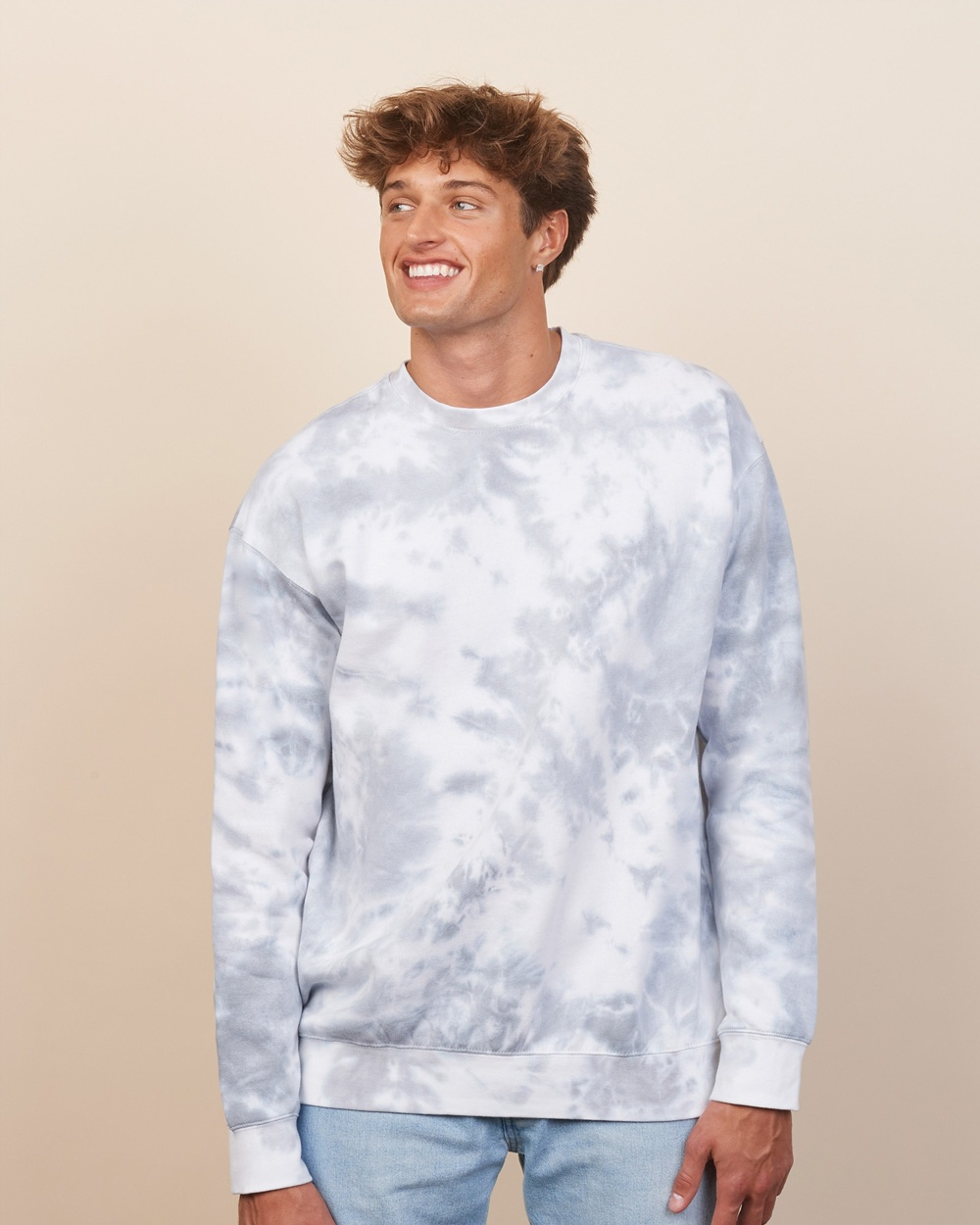 EAGLES FOOTBALL - Adult Tie Dye Fleece Crew (youth and adult)