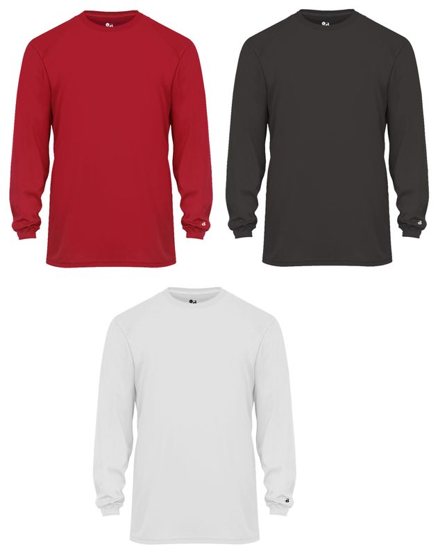 EAGLES FOOTBALL  - B-Core Long Sleeve Tee (youth and adult)