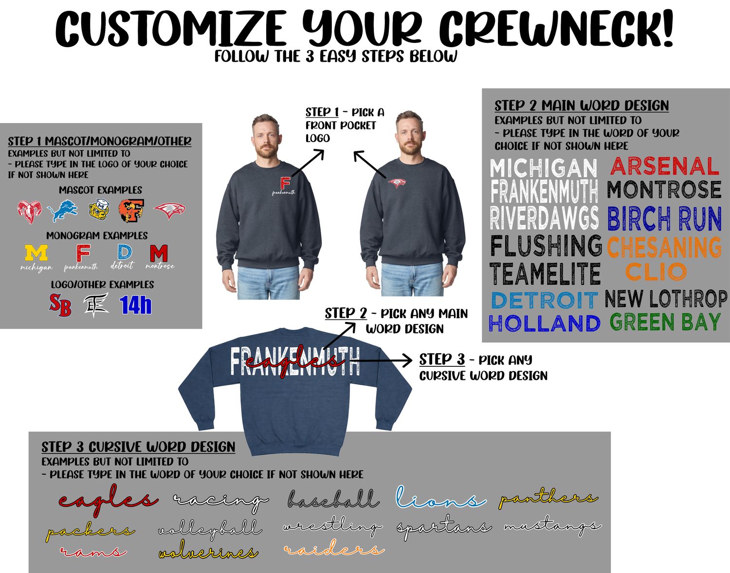 SHOUT OUT - Heavy Blend™ Adult Crewneck Sweatshirt