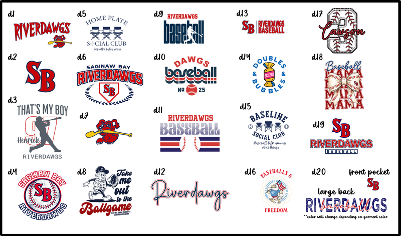 RIVERDAWGS - Designs