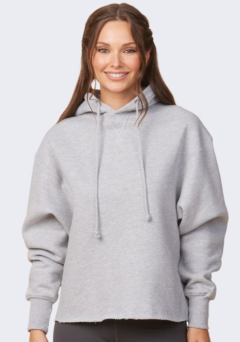 EAGLES track - Ladies Heavyweight Boxy Pullover Hood