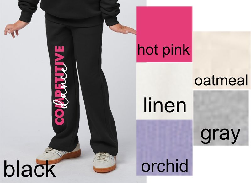 Competitive Dance - SHOUT OUT Youth Open Bottom or Sweatpants