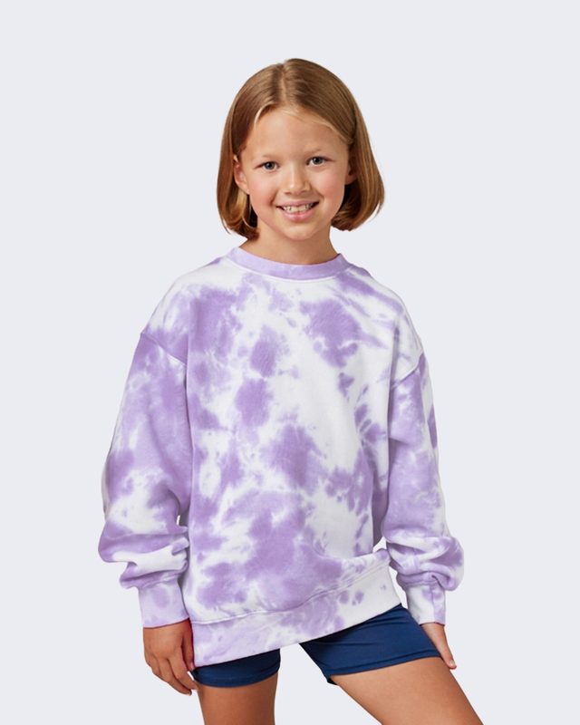Competitive Dance - Tie Dye Fleece Crew (youth and unisex)