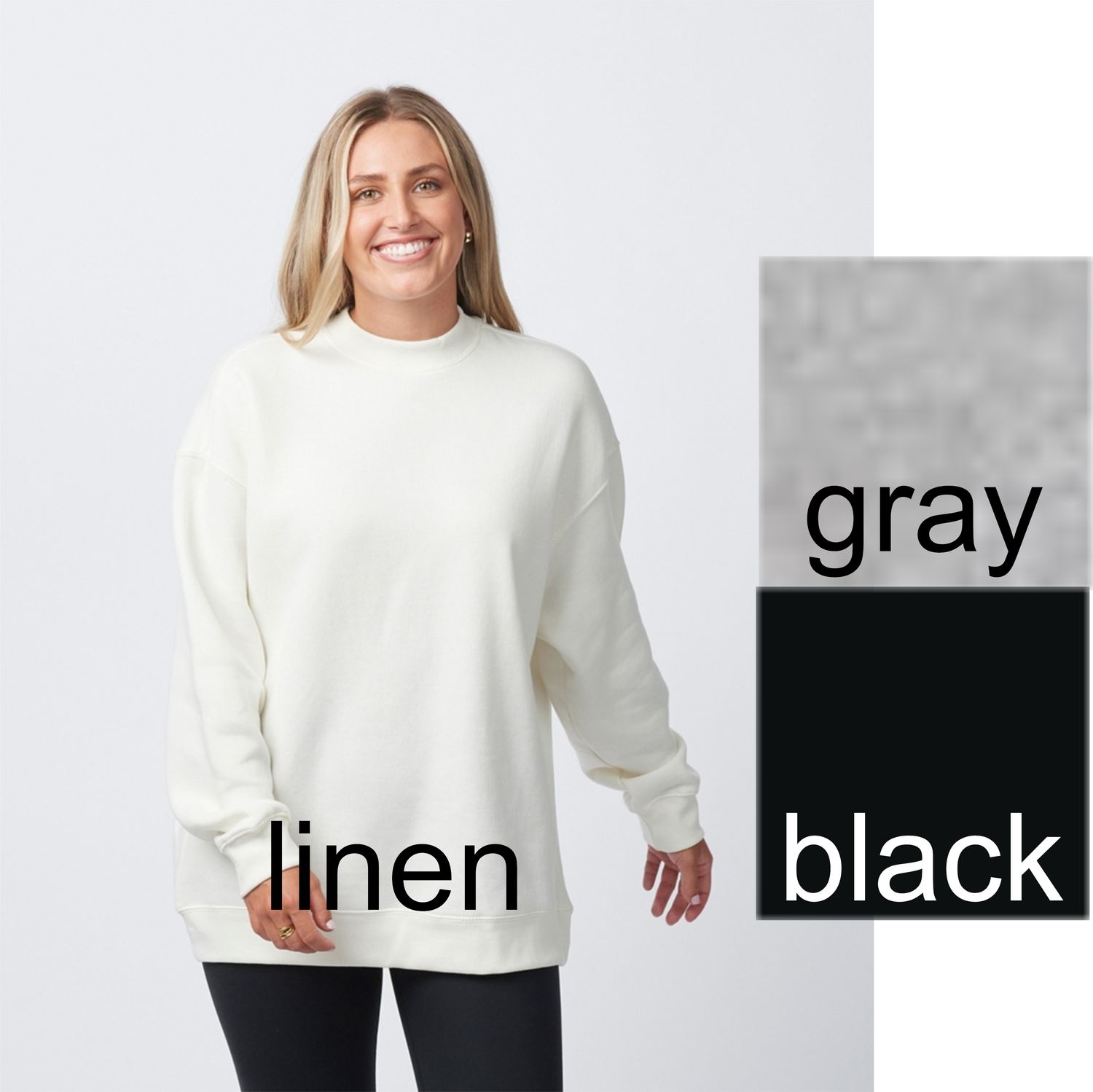 Competitive Dance - Ladies Off Duty Oversized Crew