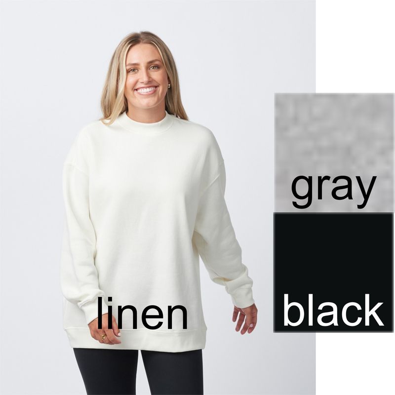 Competitive Dance - Ladies Off Duty Oversized Crew