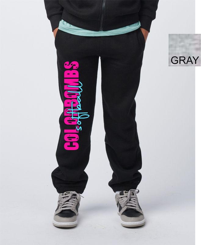 COLORBOMBS - SHOUT OUT Unisex sweatpants (youth and adult)