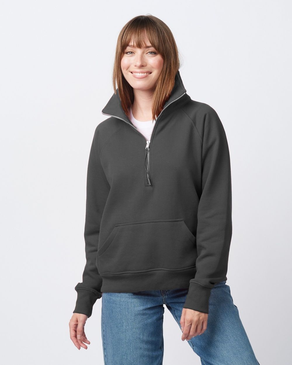 Flushing-Enza Ladies Boxy Half Zip Fleece