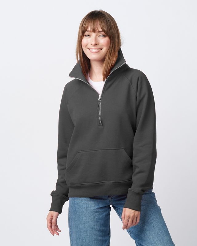 Flushing-Enza Ladies Boxy Half Zip Fleece