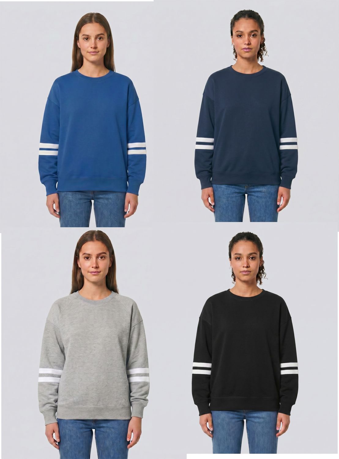 Detroit Lions- Ladies Boxy Varsity Crew