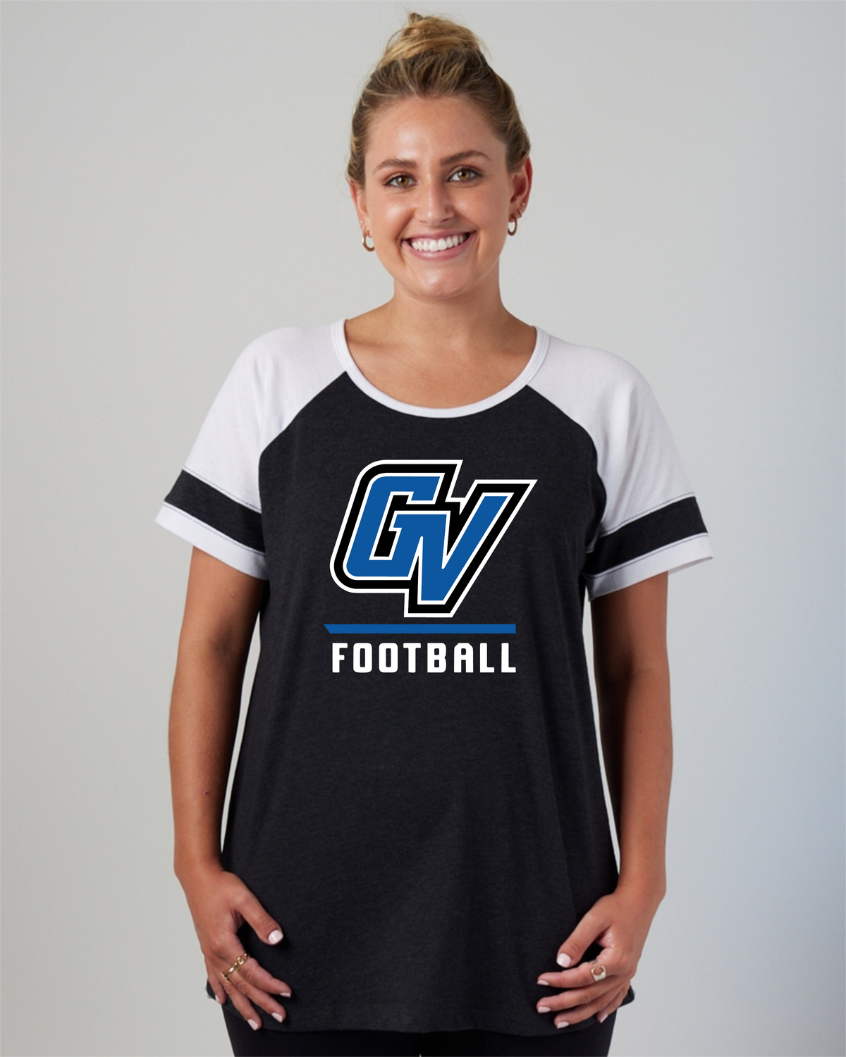 Grand Valley - Ladies Jersey Colorblock Tee