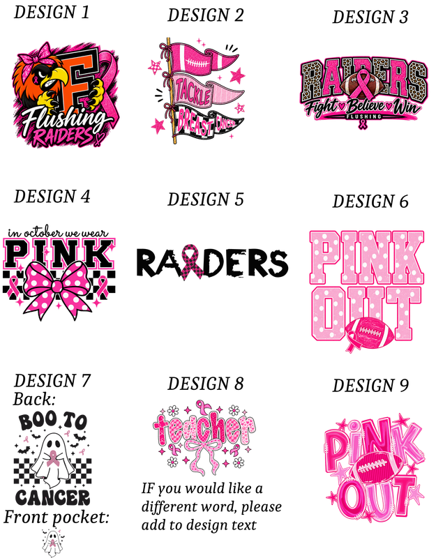 Flushing Staff- Pink Out