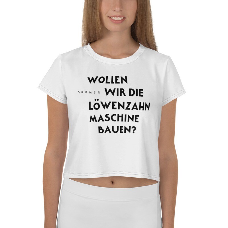 Löwenzahnmaschine Frauen Bauchfrei