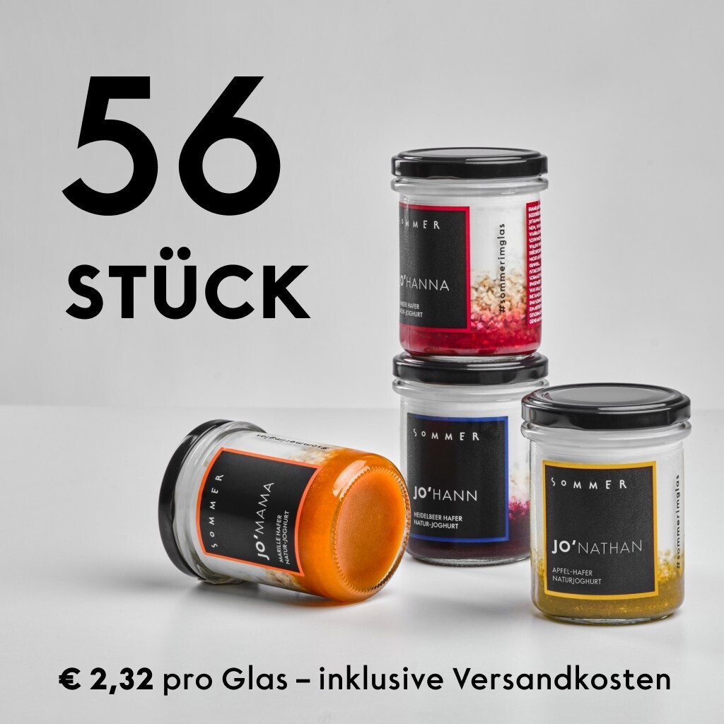 Joghurtpaket 56 Gläser