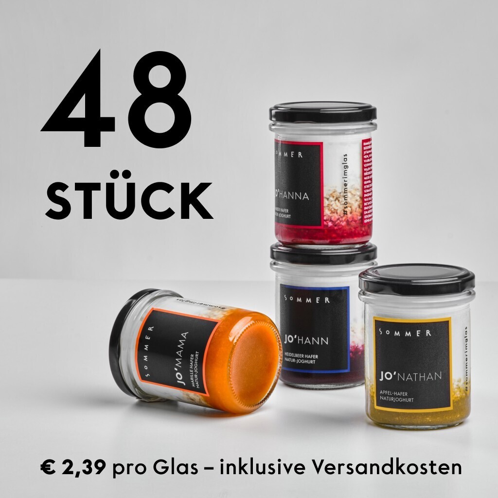 Joghurtpaket 48 Gläser