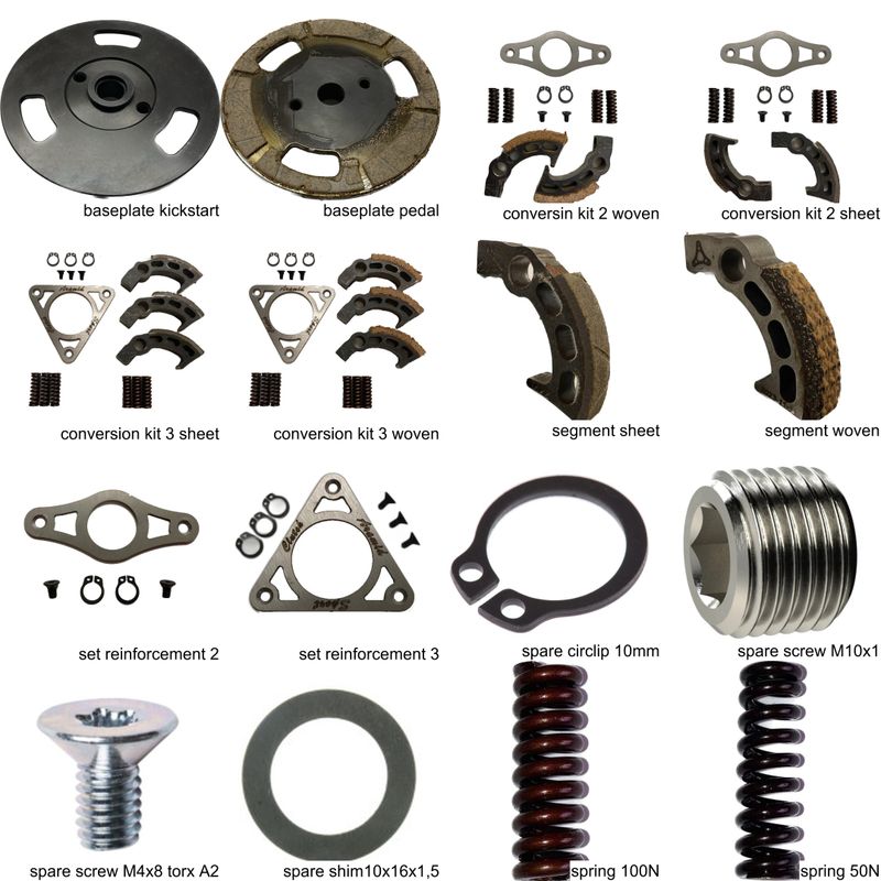spare parts for original and A.S.P clutches