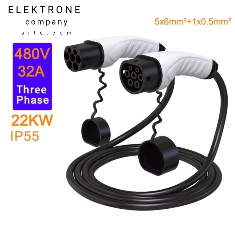 Câble de charge wallbox EV type 2 - type 2 modèle 3