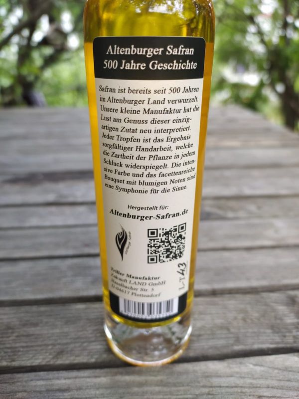 Triller Altenburger Safranlikör, 100 ml