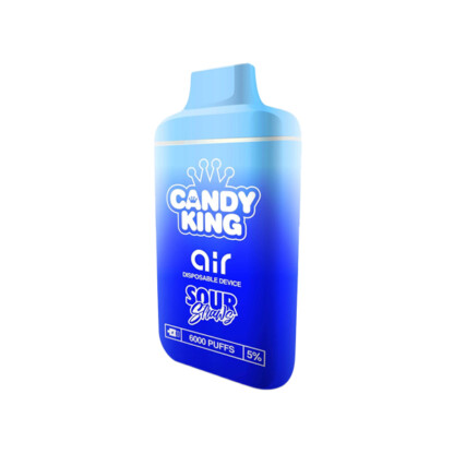 Candy King Air 6K Disposable 50MG, Flavor: Blue Razz Straws