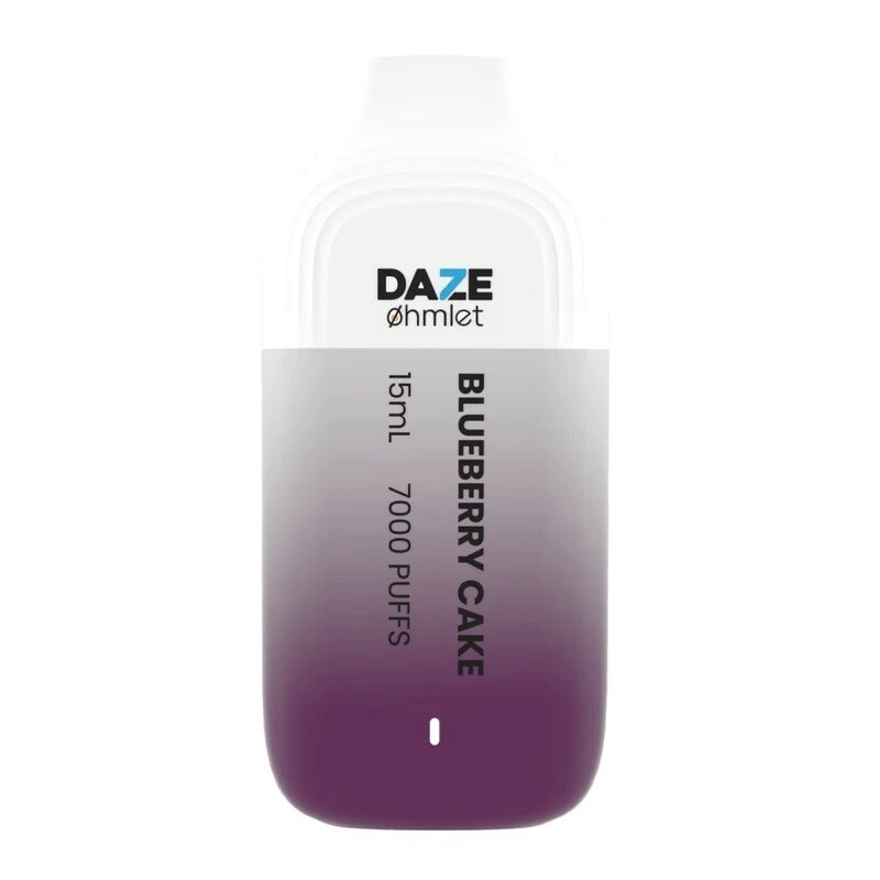 Daze Ohmelt 7000 50MG, Flavor: Blueberry Cake